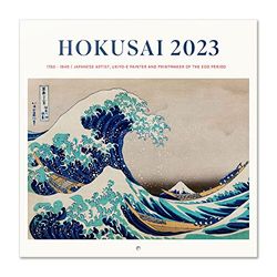 Grupo Erik Calendario Japanese Art Hokusai 2023 - Calendario 2023 pared con certificado FSC - Calendario mensual 30x30cm, CP23048