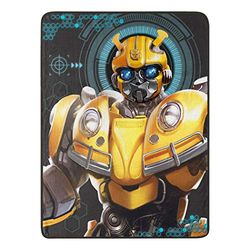 Northwest Micro Raschel Throw Blanket Hasbro's Transformers, Be, poliéster, mantenha-se alerta, 46" x 60"