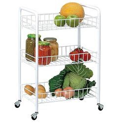 Rayen 1110.01 - Carrito de Cocina, verdulero con Tres estantes, 41 x 26 x 60 cm