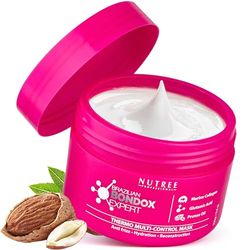 Brazilian Expert - Maschera termica professionale per capelli brasiliani, riparata (250 g per tutti i tipi di capelli)