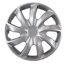 NRM Quad Tapacubos Universales, 14", Plata