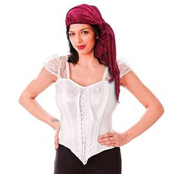 Bristol Novelty BA1602 fluwelen vrouwelijke piraat Bandana voor Fancy jurk, dames, een maat