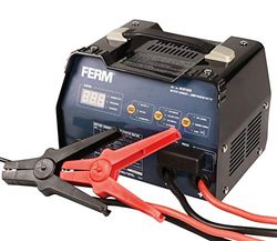 FERM Ładowarka do akumulatora z ładowaniem podtrzymującym impulsem i rozruchem - 6 V/12 V
