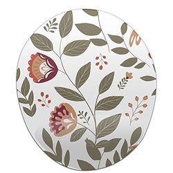 Bonamaison, Tapis de Souris Ergonomique avec Repose-Poignet - Imprimé numérique - Anti-Tendon - Dessous antidérapant - pour Le Bureau et la Maison - Dimensions : 20 x 23 cm