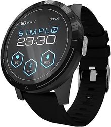 S1MPL0 SPORTPIX Montre connectée pour Homme et Femme – Surveillance Santé et Fitness | ECG Portable et PPG – Saturimetro – Pression artérielle – Température corporelle | Batterie Longue durée