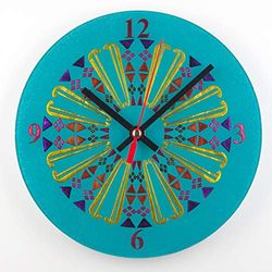 Sandro moro Vetro design Orologio da parete Mandala 1