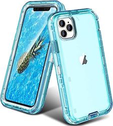 ORIbox Hoesje voor iPhone 7/8, Heavy Duty Rugged Hoesje, iPhone 11 Pro Max, iPhone 11 Pro Max, Kristalblauw