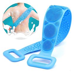 Vineco 2020 body, doucheborstel van silicone, dubbelzijdig, super zacht om vuil, gemakkelijk te reinigen, goed schuim