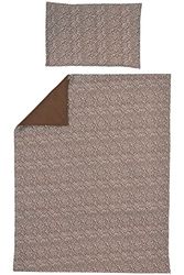 Meyco dbo+Lazo 120 x 150 cm Guepardo Chocolate/Uni Chocolate
