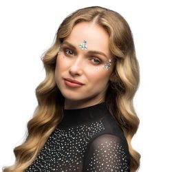 Boland - Set de 3 joyas corporales, strass autoadhesivo para cara y cuerpo, ideal para carnaval, maquillaje o festivales