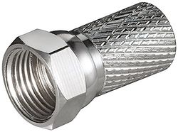 MANAX 51864, brede moer, CU (F-stekker 7,0mm, lengte: 20mm, 20 stuks)
