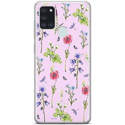 ERT GROUP mobiltelefonfodral för Samsung A21s originalt och officiellt licensierat Disney mönster Tinker Bell 004 optimalt anpassad till formen på mobiltelefonen, fodral tillverkad av TPU-plast