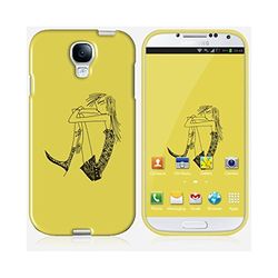 Skinkin Coque Galaxy S4 de chez Design Original : Rockette Yellow par Carlotta