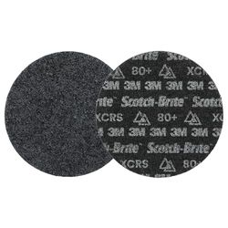 Disque de traitement de surface de précision ultrarésistant Scotch-Brite, HD-DH, Extra Coarse 80+, 178 mm x NH