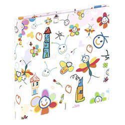 Hama Album photo livre Scrapbooking Enfants et Adultes (pour 30 photos 15x15 cm, Dim. 18x18 cm, 30 pages blanches, Parfait pour un cadeau unique et toutes les occasions) Multicolore