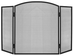 ISO TRADE 8787 Heavy Quality Fire Guard 3 Panel Fire Screen Spark with Baby Safe Latch marca