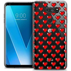 Beschermhoes voor LG V30, 6 inch, ultradun, Love Pixel Art