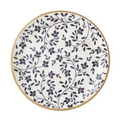 Steelite Impressions Flora Blue Coupe Plate 10inch / 25.3cm, Pack of 12