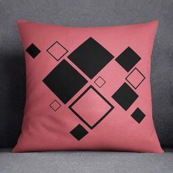 Questo Casa Funda de cojín Decorativa para decoración del hogar, sofá, café, tamaño 45 x 45 cm, diseñada y Fabricada en Turquía