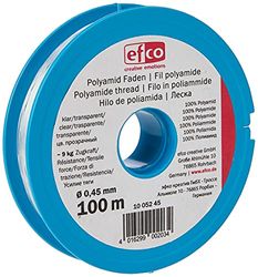 Efco 1005245 Polyamide thread tensile force approx. 9 kg ø 0,45 mm 100 m clear, 12 x 5 x 2 cm