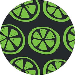 Bonateks, Round Digital Printed Mouse Pad, Non-Slip Base, for Office and Home, Diameter:22cm