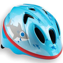 Schwinn Kids Character Bike Helmet, Infant and Toddler, Bicycle, Scooter, Skateboard Helmet, Age 1-3 Years Old, Comfortable Dial Fit Adjust, Fit 44-50 cm, Infant, Blue Shark