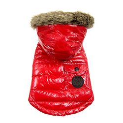 FouFou Dog FFD 61059 Cappottino per Cane Invernale, S, Rosso