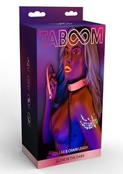 TABOOM Collares marca Collare con guinzaglio Glow in the dark Collar and Chain Leash