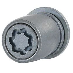 Farad 1-ag6/E Star Lock 1 CH 022 zamek do felg, zabezpieczenie przed kradzieżą do samochodów z nakrętką, 4 sztuki z 1 kluczem