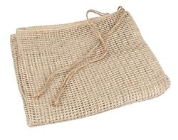 Windhager Sacchetti a rete di iuta ÖKO, sacchi a rete per cipolla, sacchetti per patate, sacchetti per verdure, sacchetti per legna da ardere, misura media, 40 x 60 cm, 2 pezzi, fino a 12,5 kg, 07473