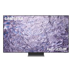 Samsung TV 65" QE65QN800CTXZT NEO QLED 8K, Quantum Matrix Technology Pro, Neural Quantum Processor 8K, Infinity One Design, Gaming Hub, Dolby Atmos e OTS+, Titan Black