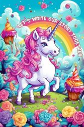 Unicorn Composition Notebook For Kids (6 x 9 inc, 120 pages): Let's Write Our Story Together!