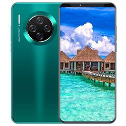 SSSR Smartphone 4g, 6.1 "HD + 18: 9 Resolución LCD 2400x1176 Sistema operativo Android 9.1 Pantalla Completa, Reconocimiento Facial mate33 Pro Green