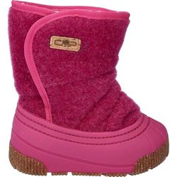 CMP ECO Baby LATU Snowboot Shoes Walking, Amaranth Mel, 8.5/9.5 UK Child