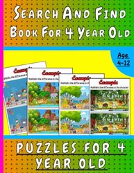 search and find book for 4 year old - puzzles for 4 year old: seek and find books for kids 4-6 & 6-12 year old / hidden pictures book ages 4-6 & 6-12 ... 4-8 & 6-12 year old / my first search & find