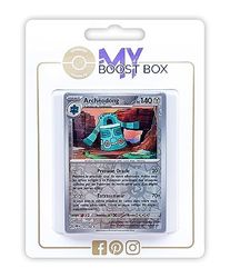 Archéodong 145/197 Reverse - Myboost X Écarlate et Violet 03 Flammes Obsidiennes - Coffret de 10 Cartes Pokémon Françaises