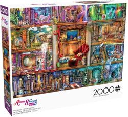 Buffalo Games - Aimee Stewart - The Grand Fiction Library - 2000 Piece Jigsaw Puzzle for Adults Challenging Puzzle Perfect for Game Nights - Finished Puzzle Size is 38.50 x 26.50