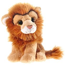 Heunec 235571 – Mi Classico Lion avec Paillettes Yeux, Marron Clair