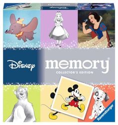 Ravensburger Collector's memory® Walt Disney – 27378 – det världsberömda minnesspelet med bildkort försmyckade med silverfolie – unikt memory® för stora och små Disney-fans