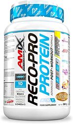 AMIX - Recuperador muscular - Reco Pro Advanced Protein Shake em formato de 500 g - Melhora a regeneração muscular - Contém proteção hidrolizada e isolada - sabor de chocolate duplo