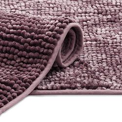 AmeliaHome Tapis de Bain antidérapant - 60 x 90 cm - Motif Raisin