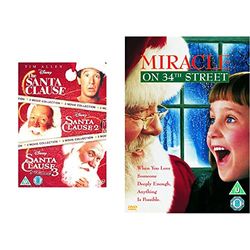 The Santa Clause Movie Collection [DVD] & Miracle On 34th Street (1994) DVD