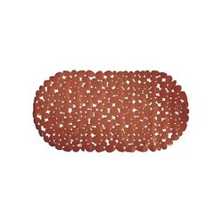 MSV Antislip badmat, PVC, 35 x 68 cm, terracotta