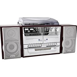 Kärcher KA 320 - Minicadena con Reproductor de CD, Doble pletina, Tocadiscos, (Importado de Alemania)
