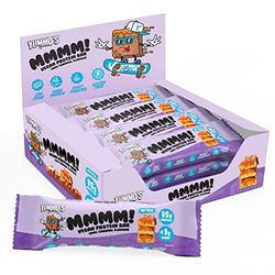 Yummo's - Vegan Protein Bar (Choc Caramel) - Plant Based, High Protein, Low Sugar, Vegan, Gluten Free Snack (12 pack)