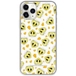 ERT GROUP mobiltelefonfodral för Iphone 11 PRO MAX originalt och officiellt licensierat Looney Tunes mönster Tweety 017 anpassad till formen på mobiltelefonen, fodral tillverkad av TPU-plast
