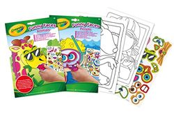 Crayola, Kleurboek met stickers, Maak Gezichten, met Stickers Vertegenwoordigen Accessoires en Emoties Albums