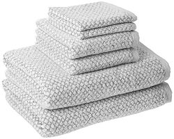 Everplush Lot de 6 Serviettes de Bain teintées, marbre