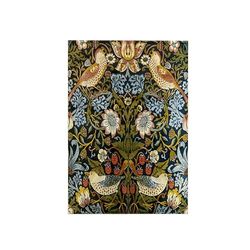 3dRose Serviette William Morris Strawberry Thief Pattern, Coton et Polyester, Multicolore, 15 x 22-inch