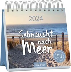 Postcard Calendar Longing for Sea 2024: Weekly Calendar 2024, 53 Postcards Full of Small Breaks by the Sea